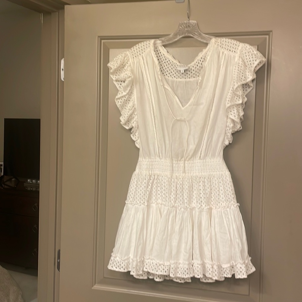 White Misa Dress. Cute for daytime or swim coverup!